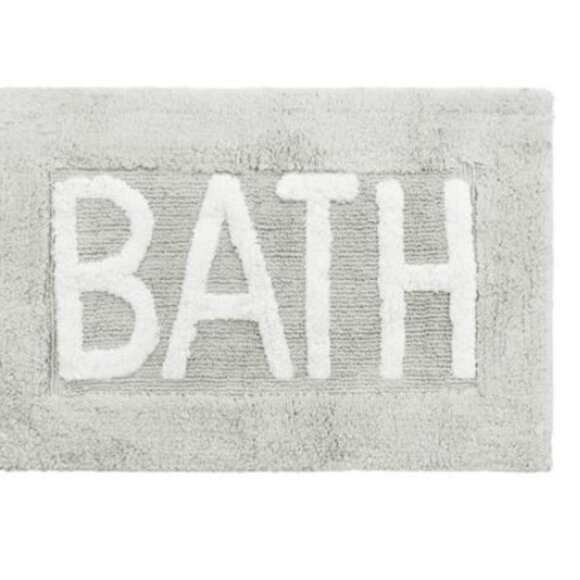 Jean Pierre Other - Jean Pierre Tufted Bath Rug, 21" X 34" - Light Gray